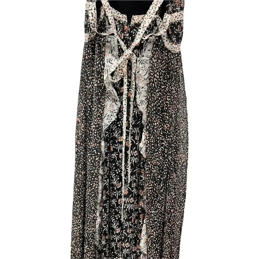 ULLA JOHNSON Brie Noir Maxi Dress - Picture 14 of 15